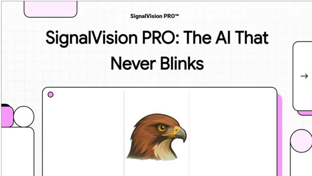 Never Miss a Trade Again: Meet SignalVision PRO™, The AI That Never Blinks