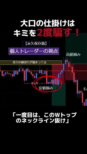 大口の仕掛けはキミを2回騙す